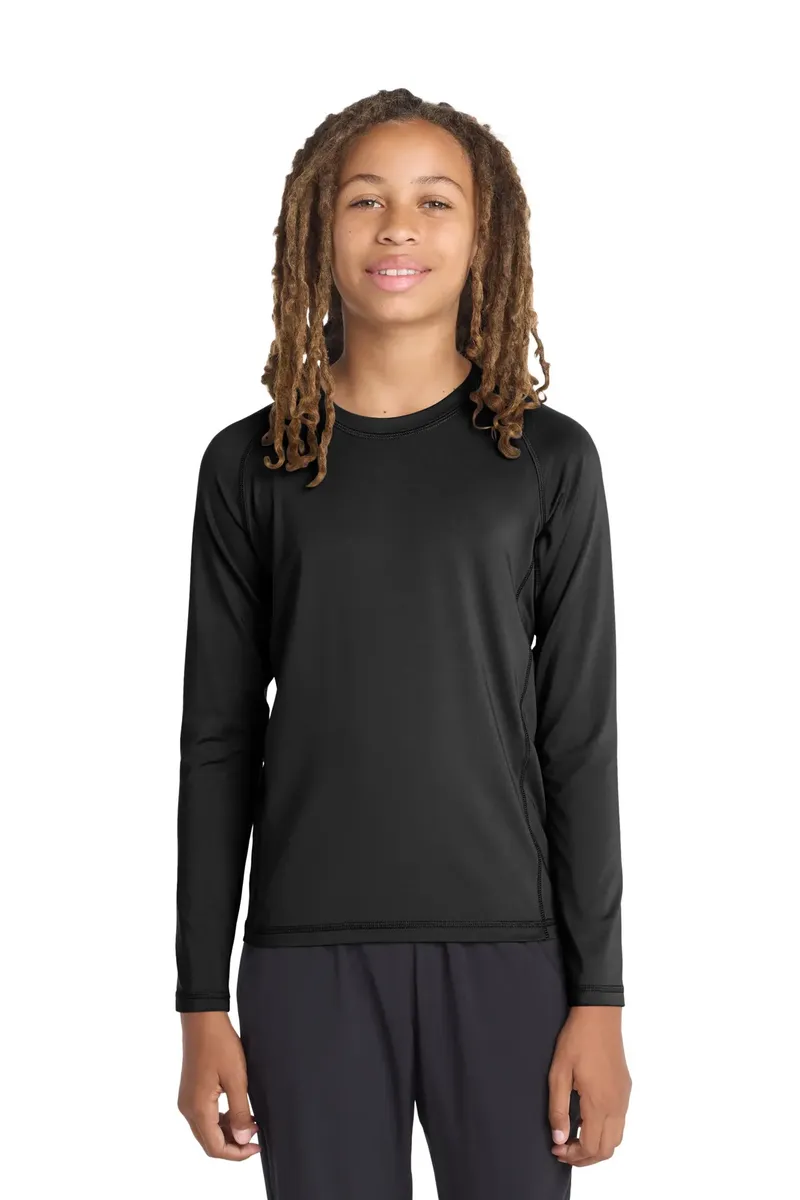 Sport-Tek ® Youth Long Sleeve Rashguard Tee. YST470LS - additional view 2