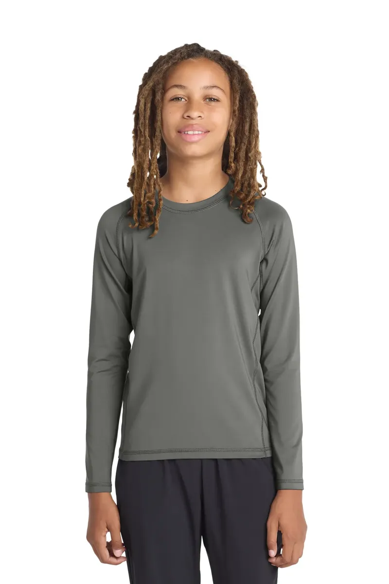 Sport-Tek ® Youth Long Sleeve Rashguard Tee. YST470LS - additional view 3