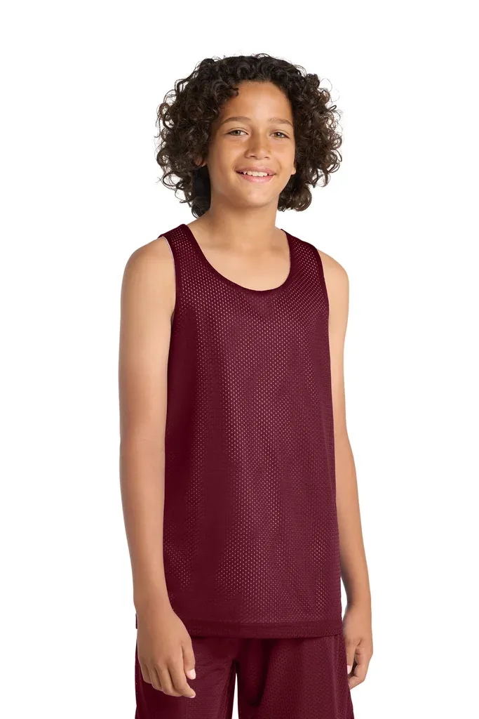 Sport-Tek® Youth PosiCharge® Classic Mesh Reversible Tank. YST500 - additional view 4