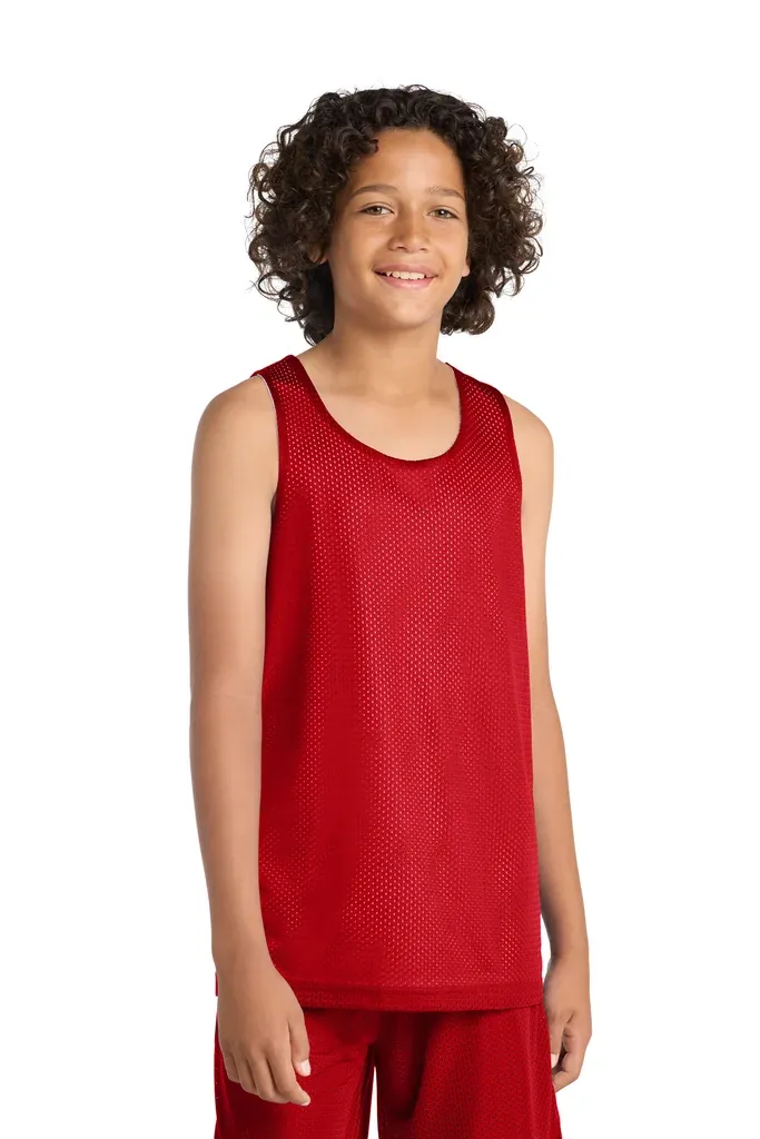 Sport-Tek® Youth PosiCharge® Classic Mesh Reversible Tank. YST500