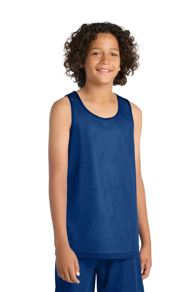 Sport-Tek® Youth PosiCharge® Classic Mesh Reversible Tank. YST500 - additional view 7