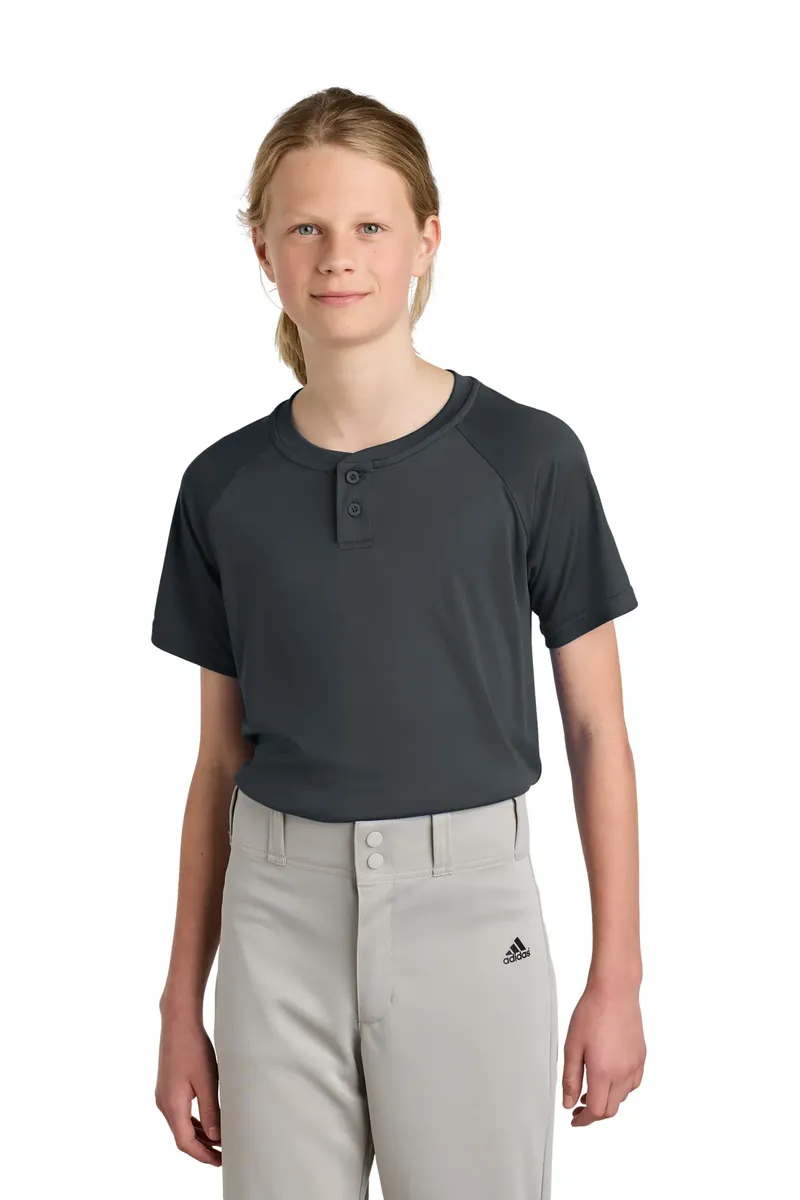 Sport-Tek® Youth PosiCharge® Competitor 2-Button Henley YST359 - additional view 12