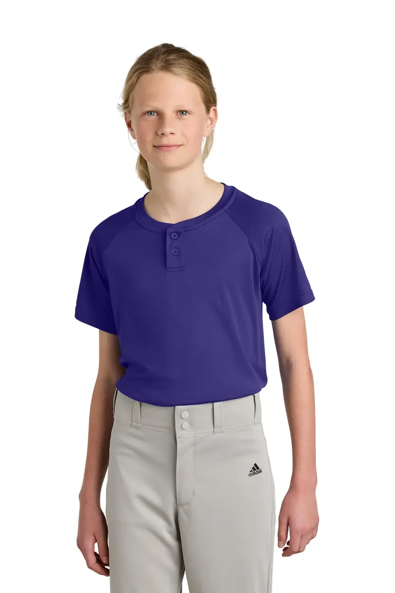 Sport-Tek® Youth PosiCharge® Competitor 2-Button Henley YST359 - additional view 7