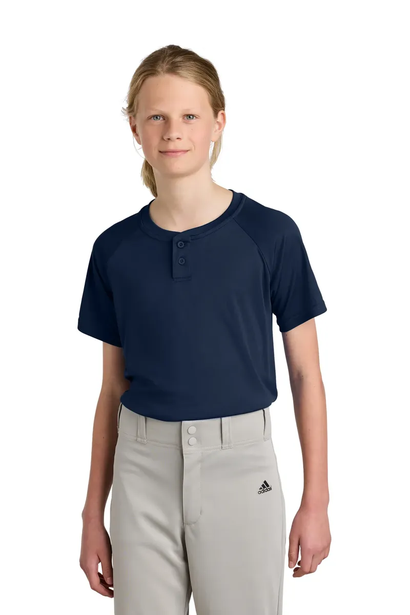 Sport-Tek® Youth PosiCharge® Competitor 2-Button Henley YST359 - additional view 5