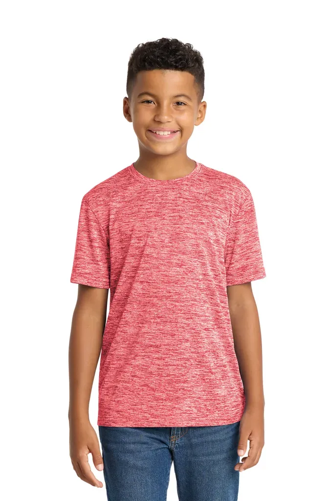 Sport-Tek® Youth PosiCharge® Electric Heather Tee. YST390 - additional view 8
