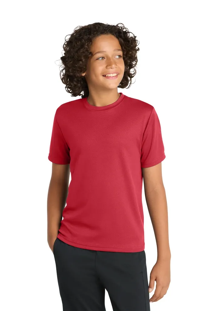 Sport-Tek® Youth PosiCharge® RacerMesh® Tee. YST340 - additional view 1