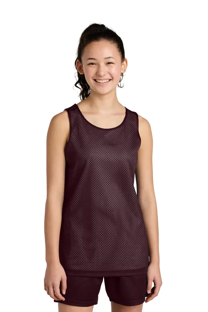 Sport-Tek® Youth PosiCharge® Reversible Mesh Tank YST5000 - additional view 2
