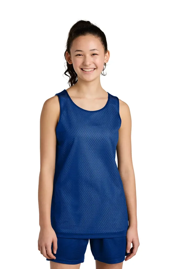 Sport-Tek® Youth PosiCharge® Reversible Mesh Tank YST5000 - additional view 3