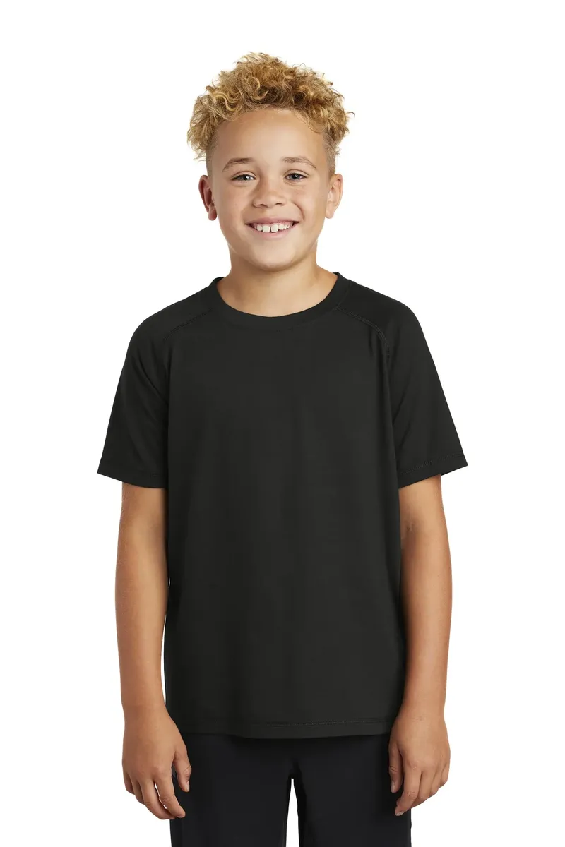 Sport-Tek ® Youth PosiCharge ® Tri-Blend Wicking Raglan Tee. YST400 - additional view 5