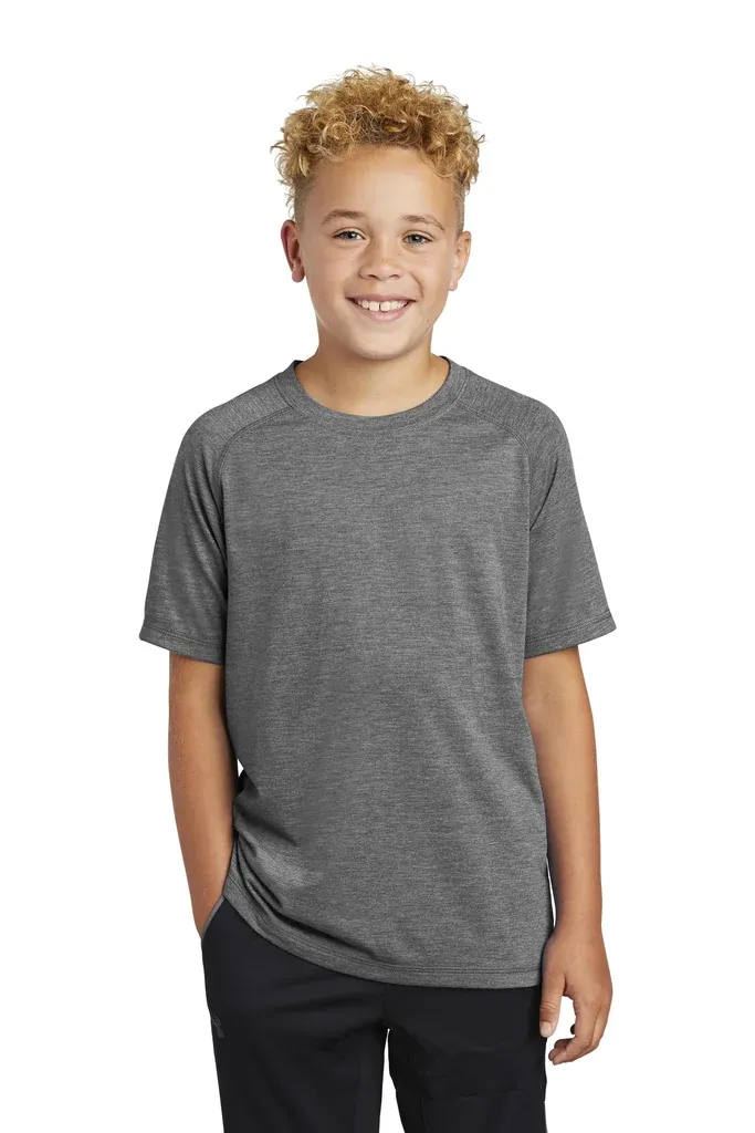 Sport-Tek ® Youth PosiCharge ® Tri-Blend Wicking Raglan Tee. YST400 - additional view 4
