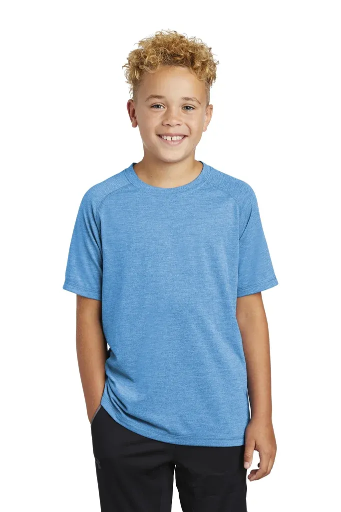 Sport-Tek ® Youth PosiCharge ® Tri-Blend Wicking Raglan Tee. YST400 - additional view 3