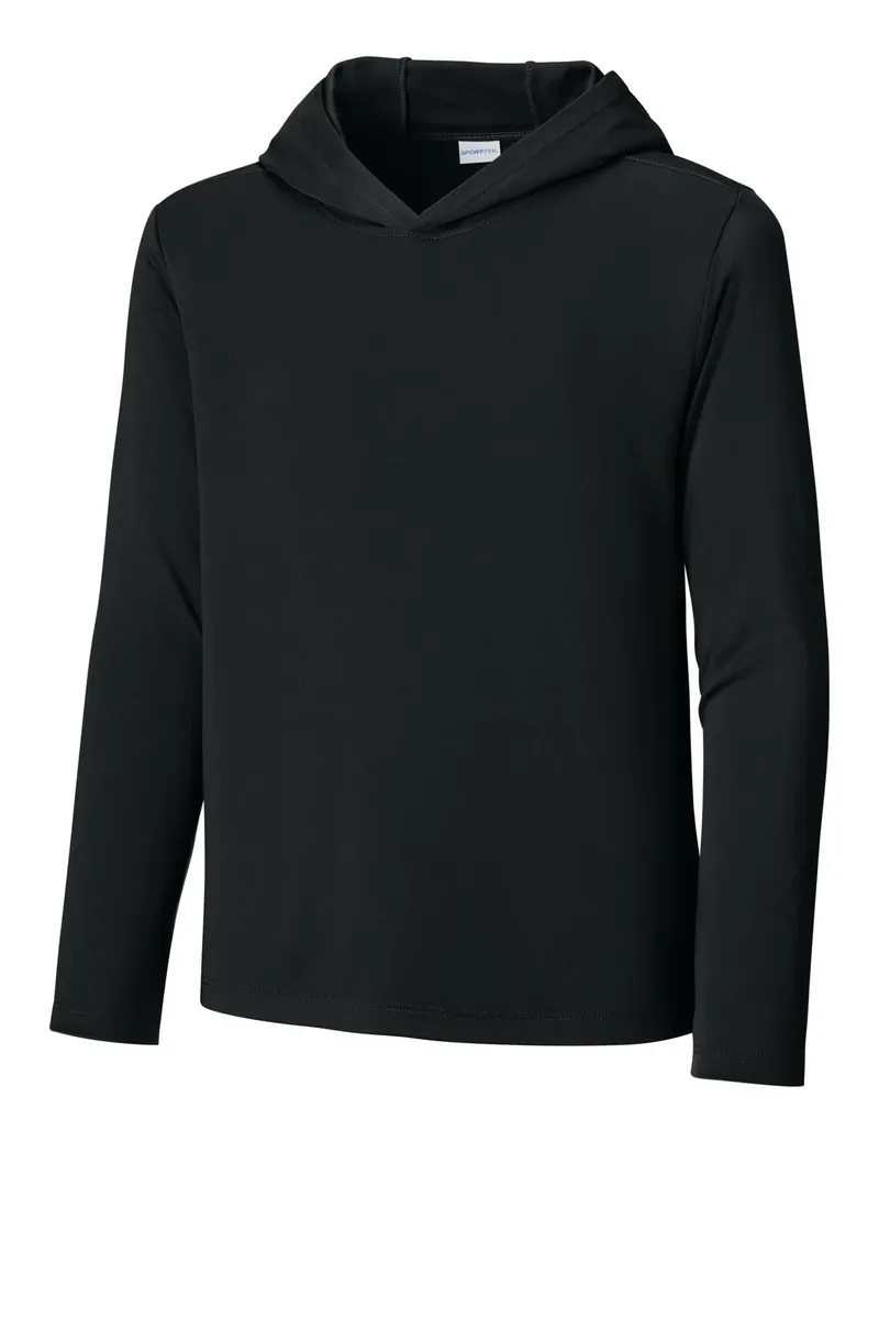Sport-Tek® Youth Posi-UV® Pro Long Sleeve Hoodie YST420LSH - additional view 2