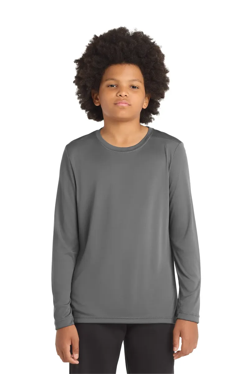 Sport-Tek ® Youth Posi-UV® Pro Long Sleeve Tee. YST420LS - additional view 2