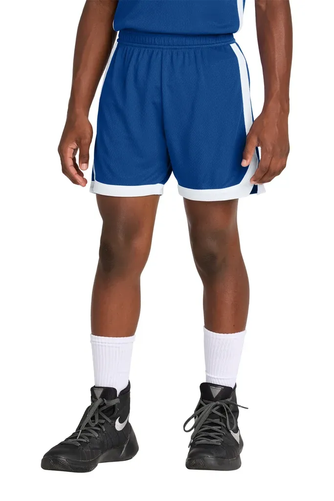 Sport-Tek® Youth Rival Basketball 5  Short YST901 - additional view 4