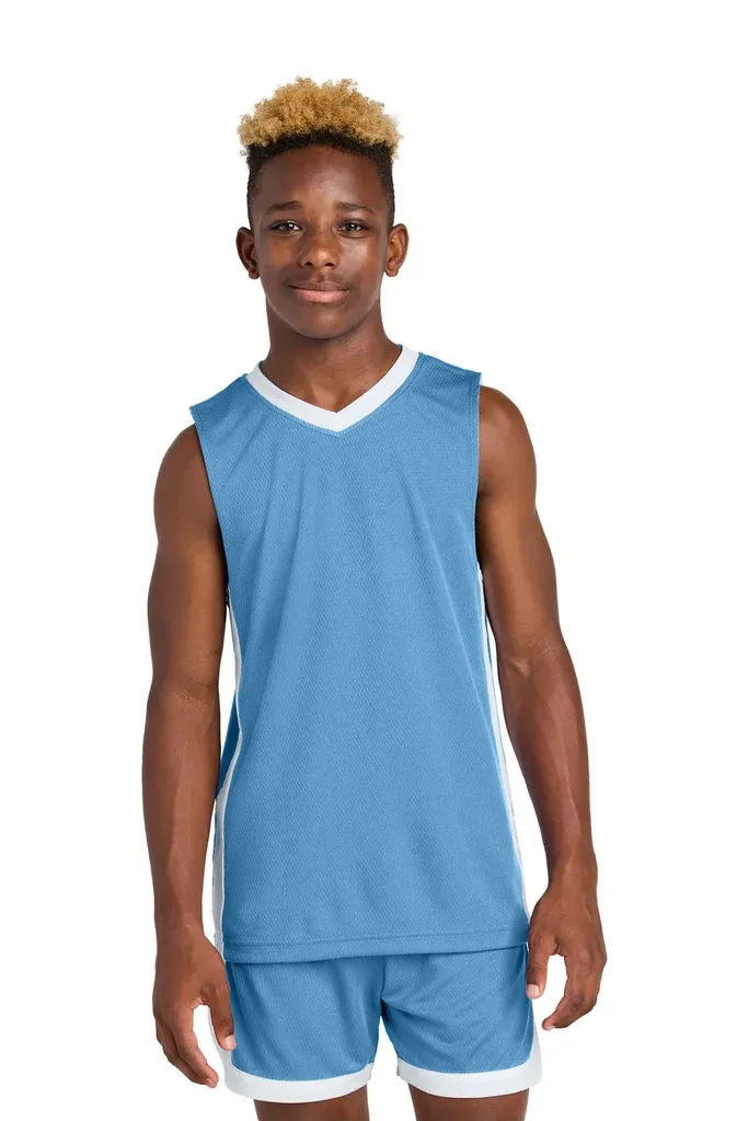 Sport-Tek® Youth Rival Basketball Rev Jersey YST900 - additional view 3