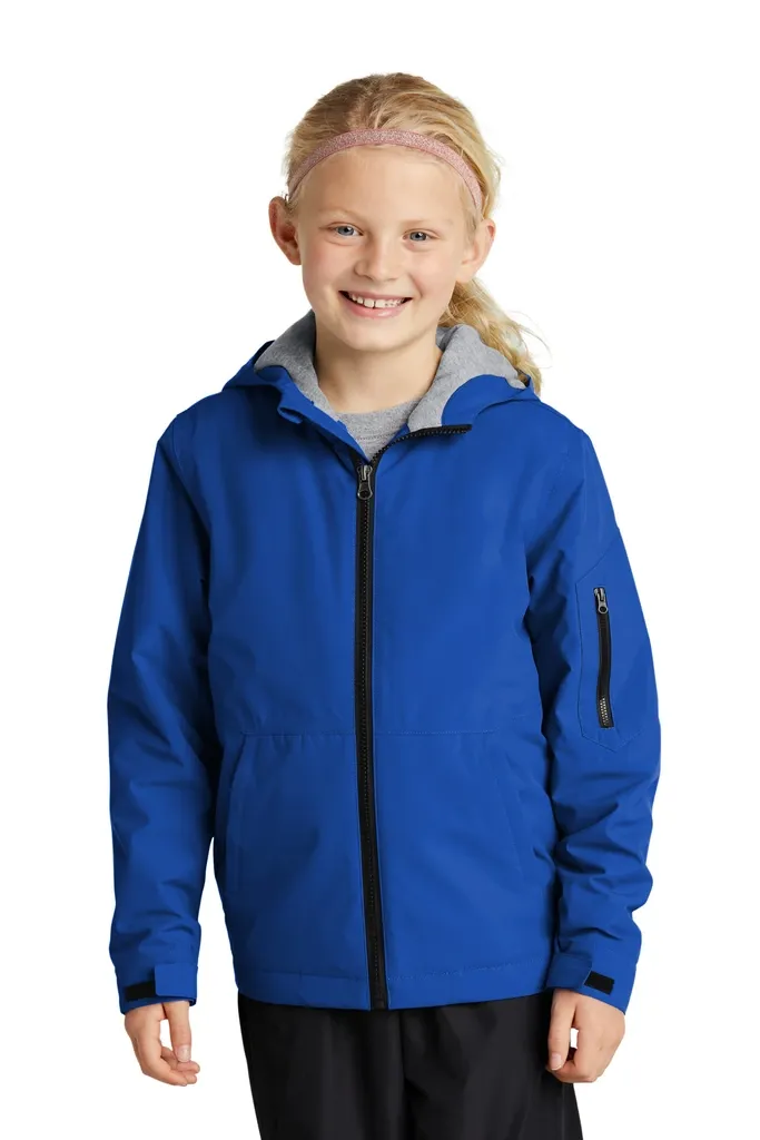Sport-Tek® Youth Waterproof Insulated Jacket YST56 - additional view 3