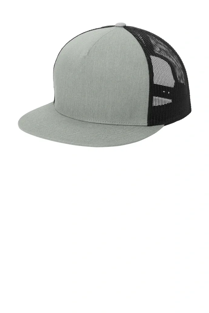 Sport-Tek® YP Classics ® 5-Panel Classic Trucker Mesh Back Cap. STC38 - additional view 2