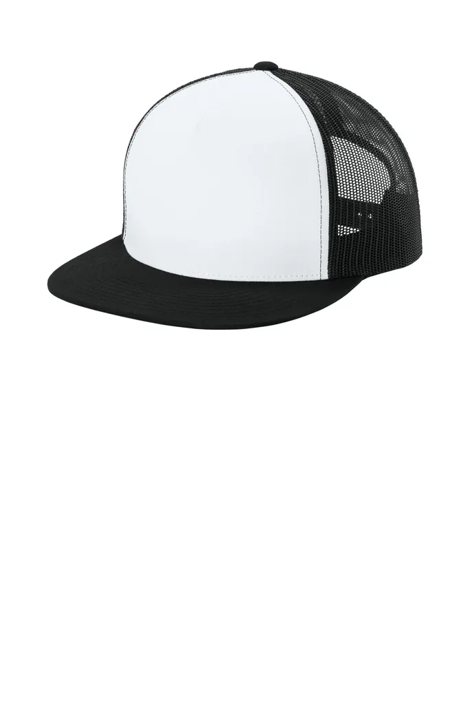 Sport-Tek® YP Classics ® 5-Panel Classic Trucker Mesh Back Cap. STC38 - additional view 8