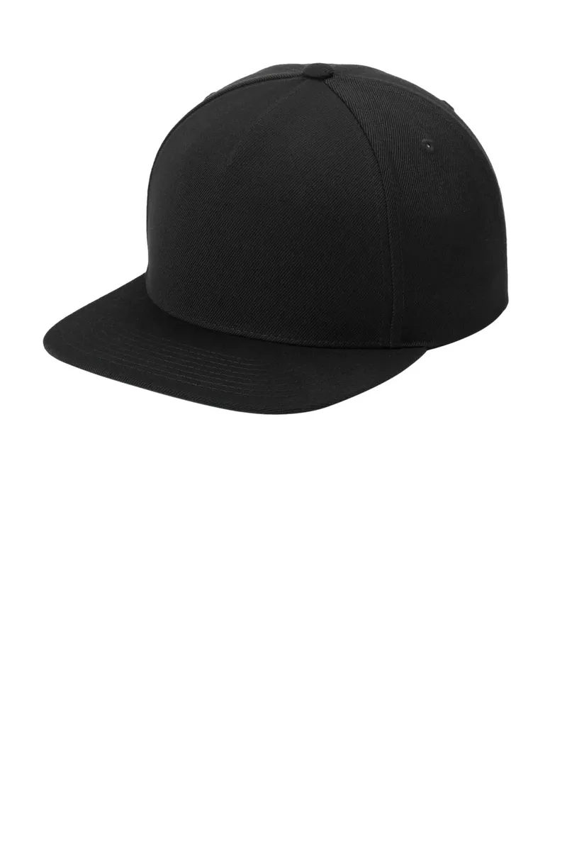 Sport-Tek® YP Classics® Premium 5-Panel Snapback Cap STC55 - additional view 4