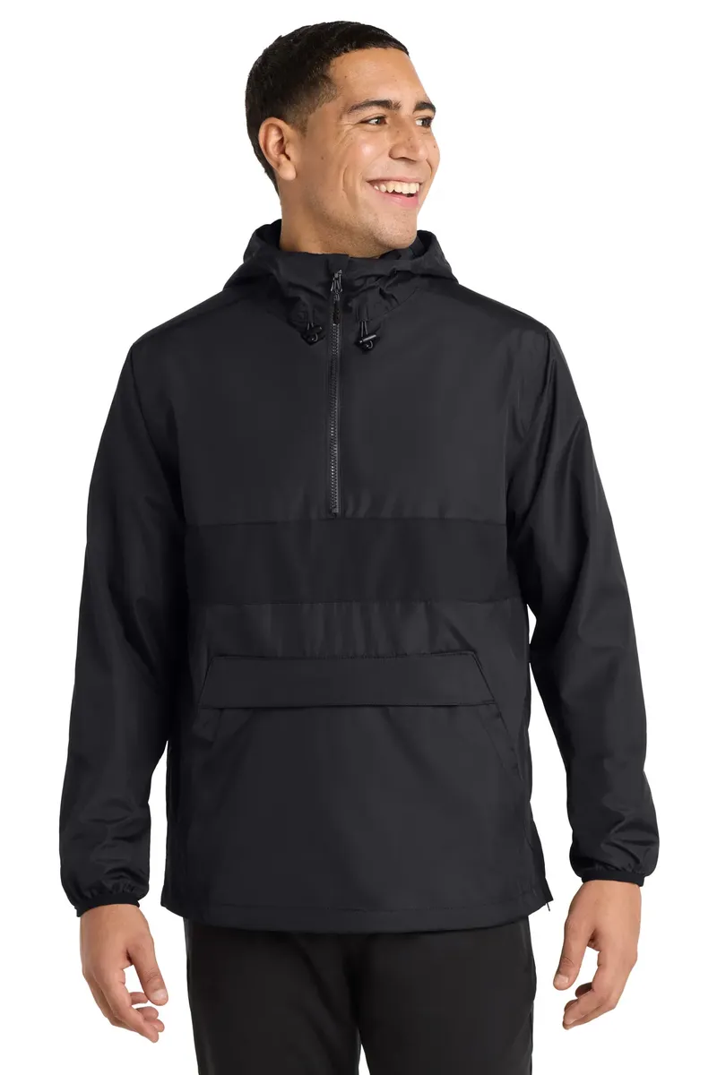 Sport-Tek® Zipped Pocket Anorak. JST65 - additional view 3