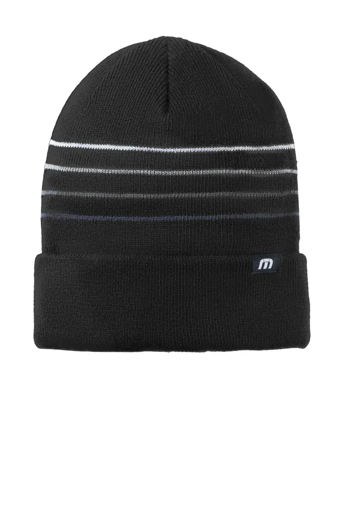TravisMathew Striped Cuffed Beanie TM1MY393 - additional view 1