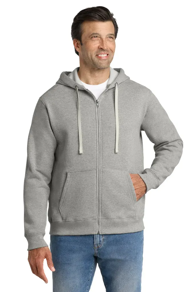 Volunteer Knitwear Chore Fleece Full-Zip Hoodie VL130ZH - additional view 1