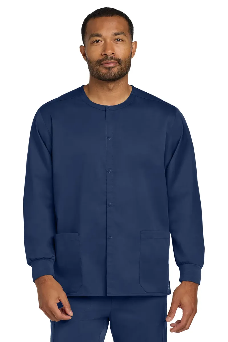 Wink® Unisex WorkFlex Snap-Front Scrub Jacket WW3080 - additional view 3