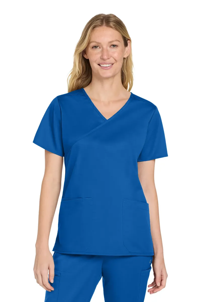 Wink® Women's WorkFlex Mock Wrap Top WW4760 - additional view 5